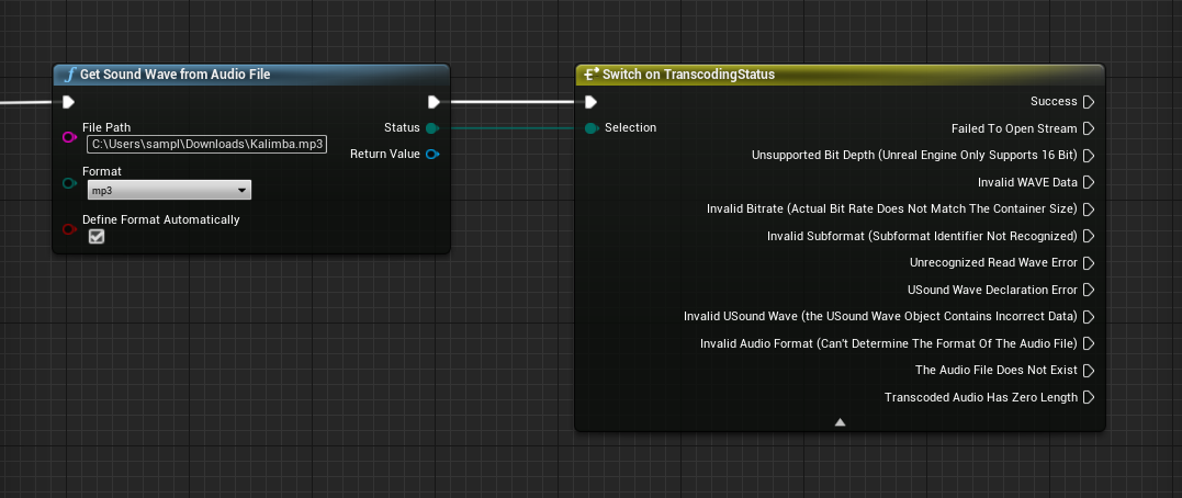 Runtime Audio Importer Unreal Engine Plugin Nodes 2